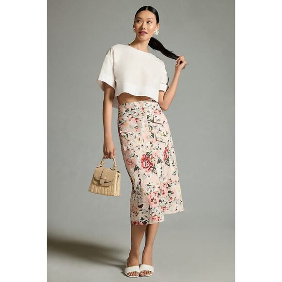 Mare Mare X Anthropologie Utility Midi Skirt - XS - Picture 2 of 5